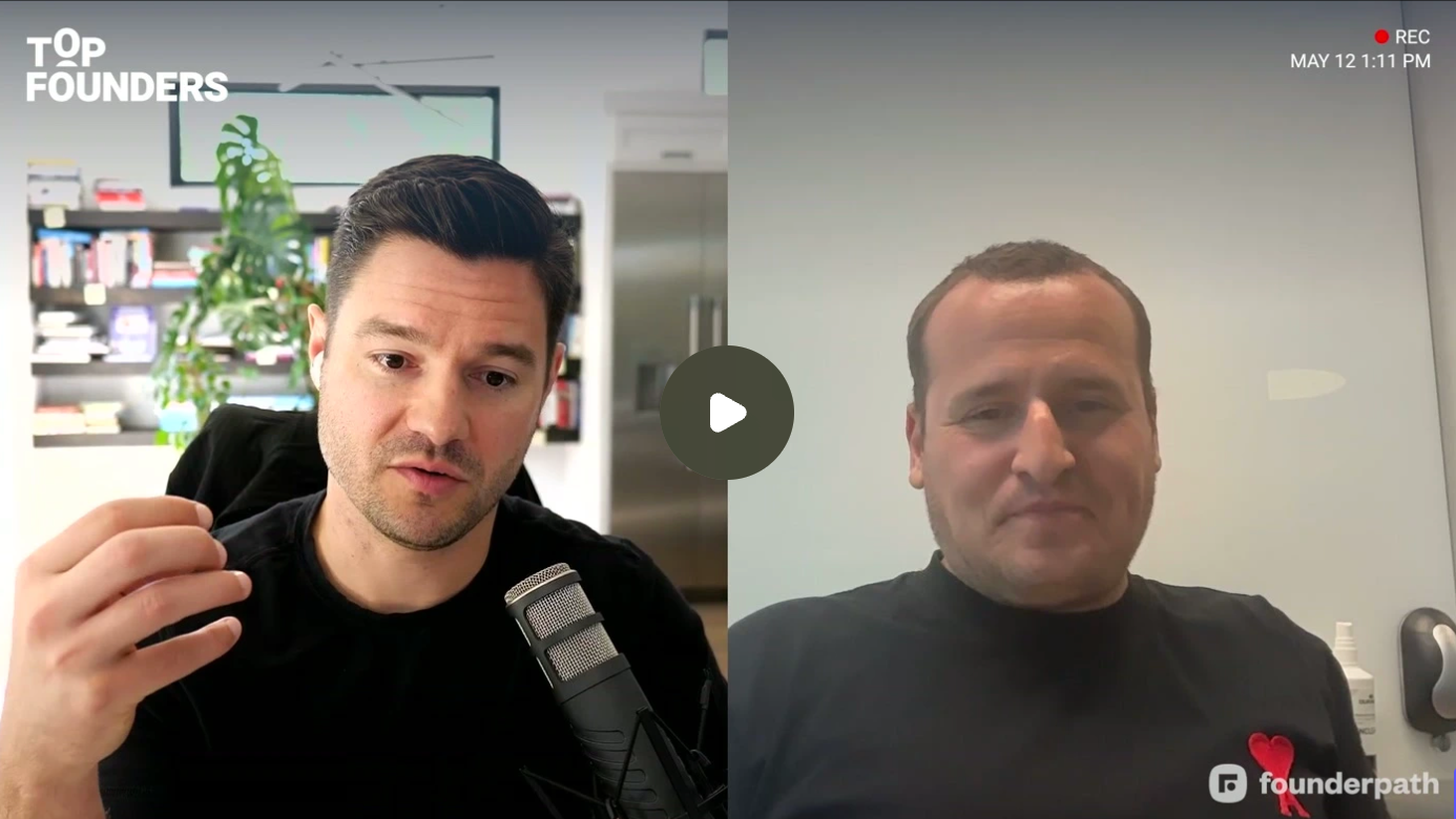 Screenshot from the interview with Ralph Boukris