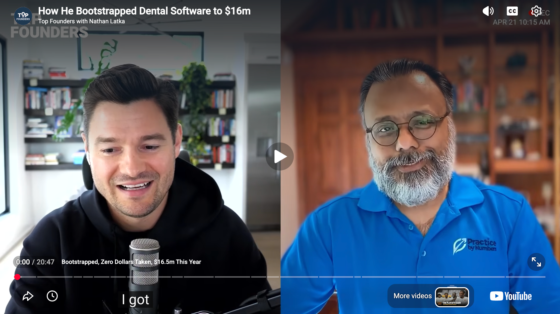 Screenshot from the interview with Rohit Garg, CEO